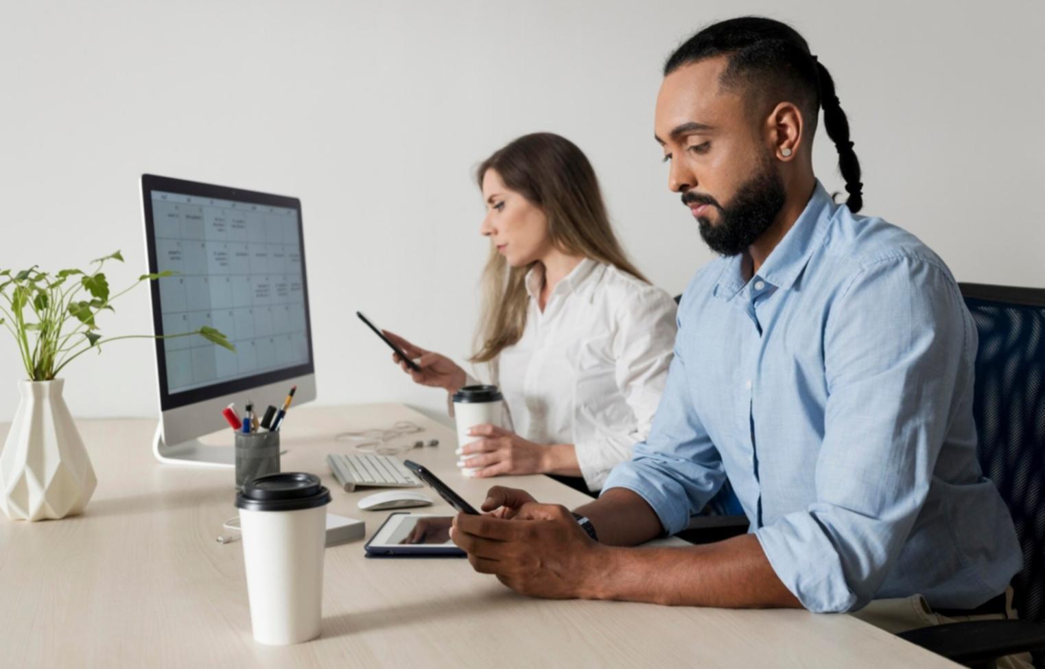 Professionals collaborating on financial strategy